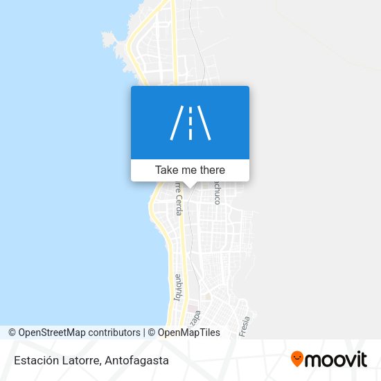 Mapa de Estación Latorre