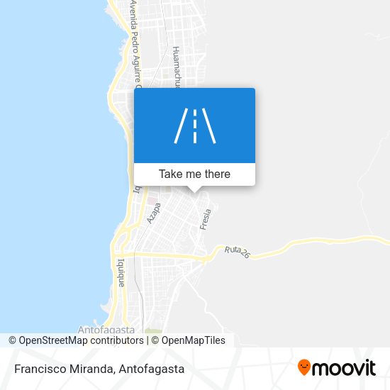 Mapa de Francisco Miranda