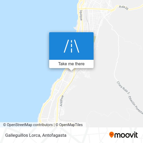 Galleguillos Lorca map