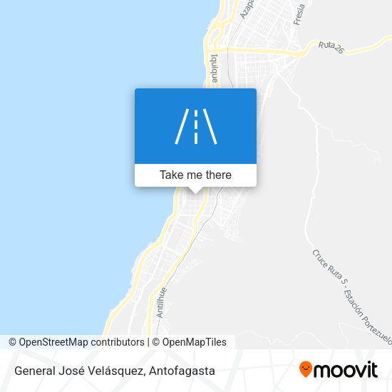 Mapa de General José Velásquez