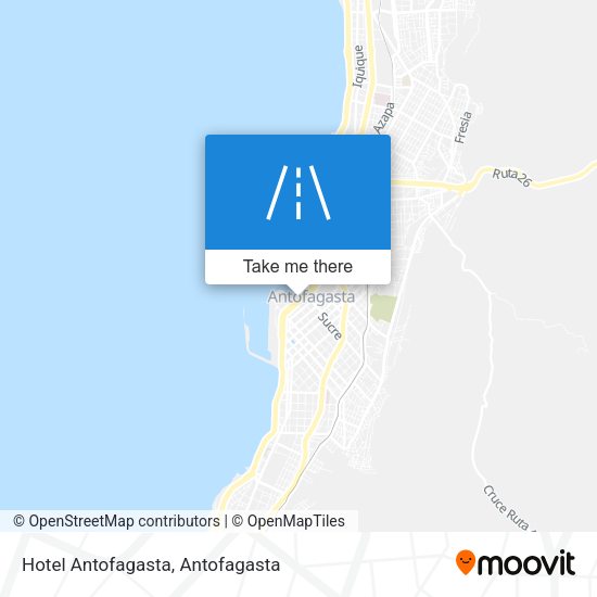 Mapa de Hotel Antofagasta