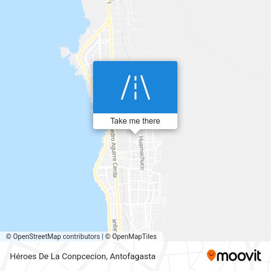 Mapa de Héroes De La Conpcecion