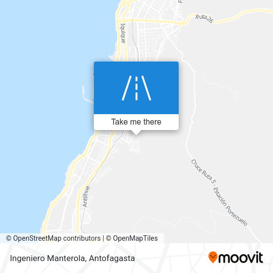 Mapa de Ingeniero Manterola