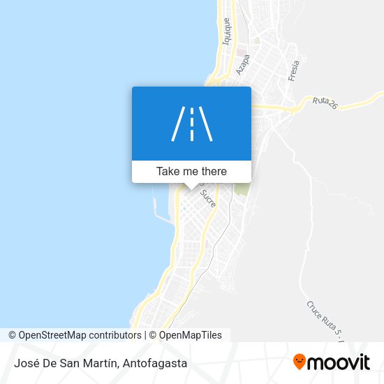 Mapa de José De San Martín