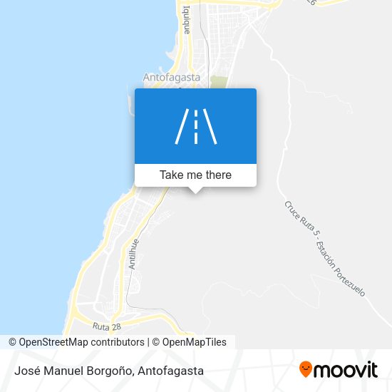 José Manuel Borgoño map