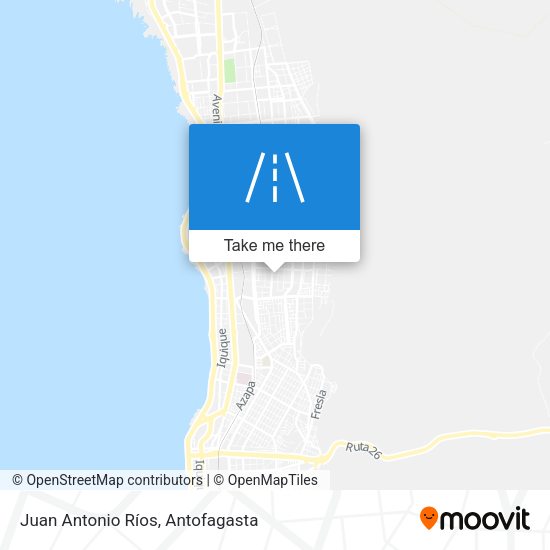 Juan Antonio Ríos map