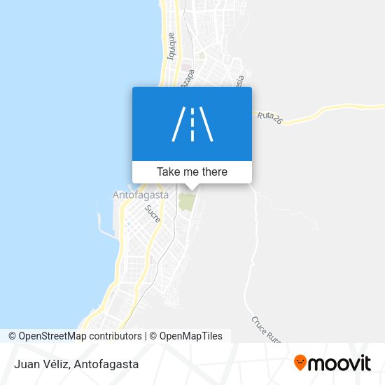 Mapa de Juan Véliz