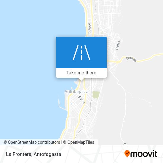 Mapa de La Frontera