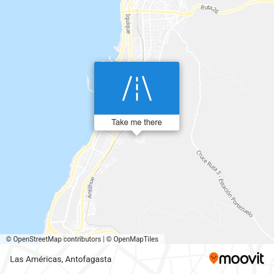 Mapa de Las Américas