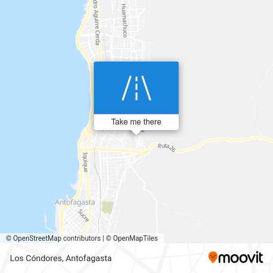 Mapa de Los Cóndores
