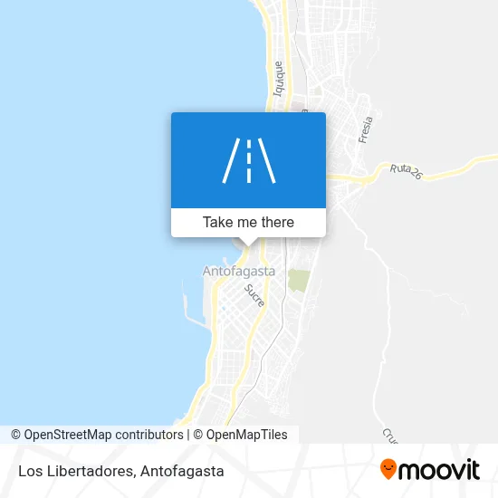 Mapa de Los Libertadores