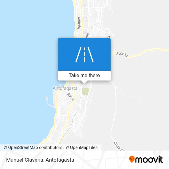 Mapa de Manuel Clavería