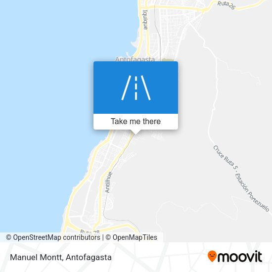 Mapa de Manuel Montt
