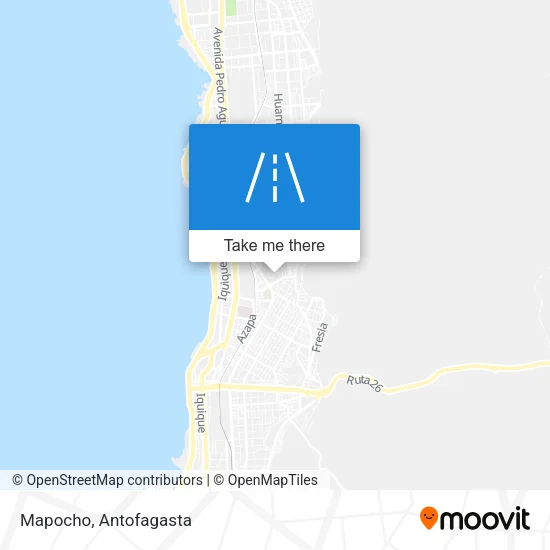 Mapocho map