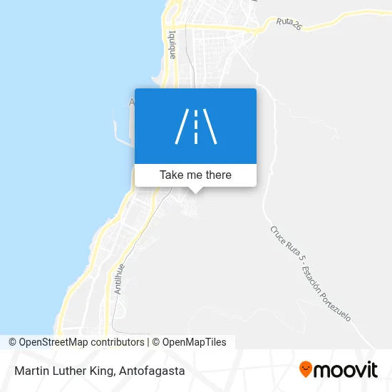 Mapa de Martin Luther King