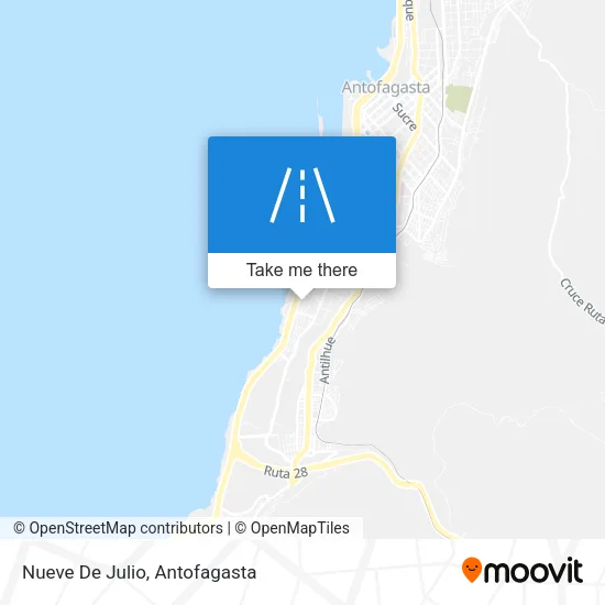 Nueve De Julio map