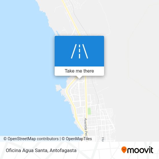 Oficina Agua Santa map