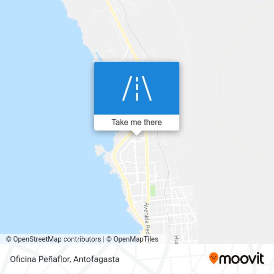Oficina Peñaflor map