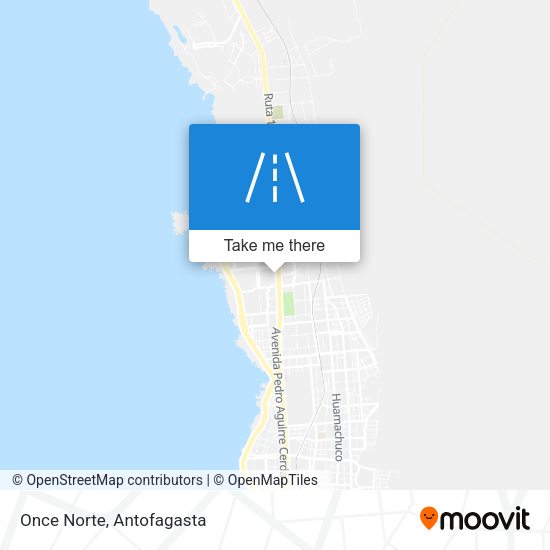 Mapa de Once Norte