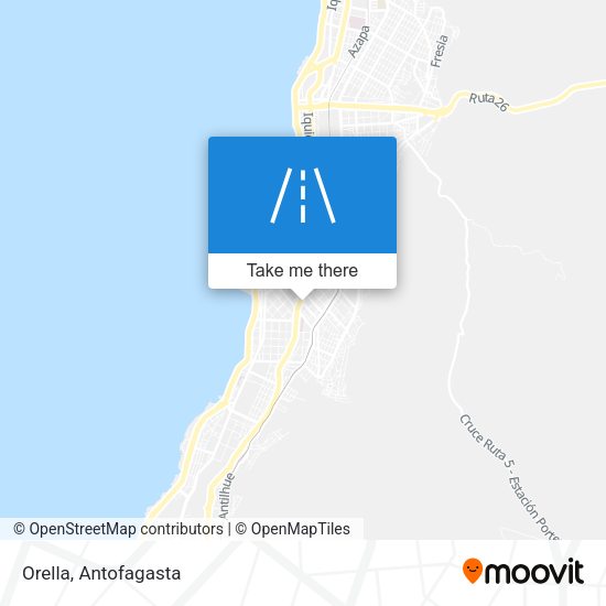 Mapa de Orella