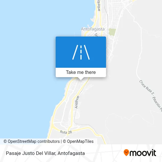 Mapa de Pasaje Justo Del Villar