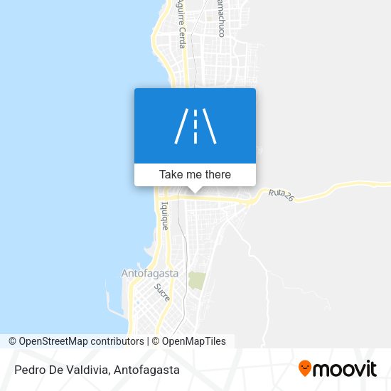 Mapa de Pedro De Valdivia