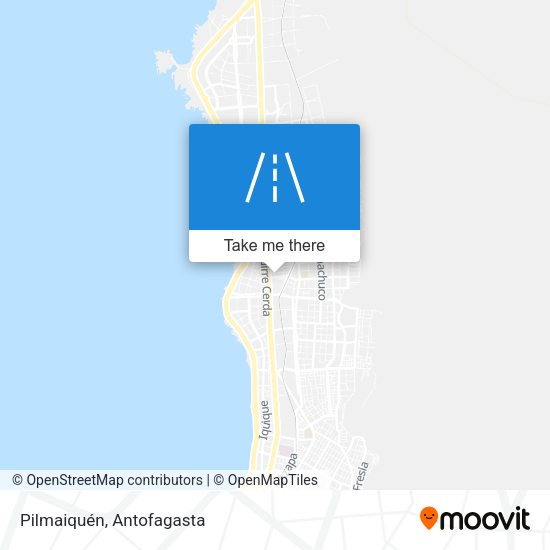 Mapa de Pilmaiquén