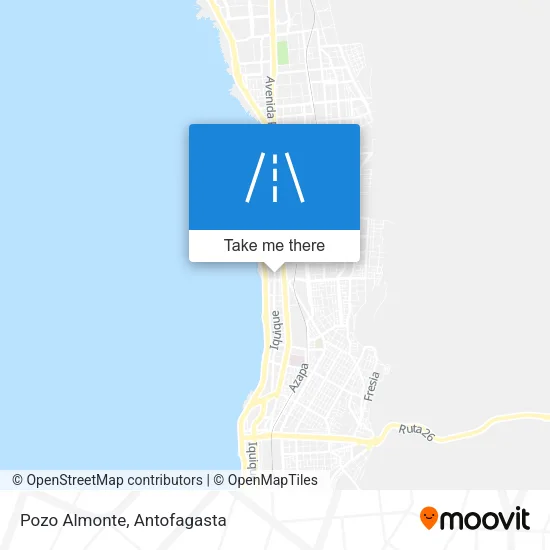 Pozo Almonte map