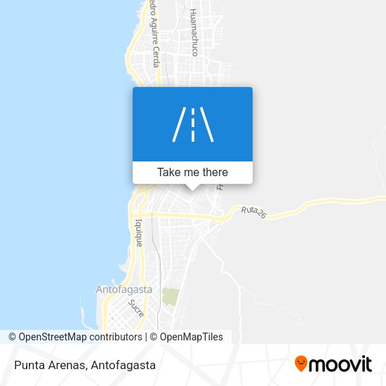 Mapa de Punta Arenas