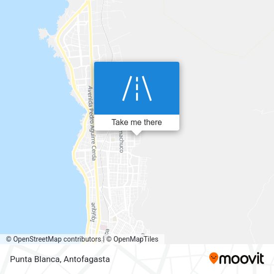 Mapa de Punta Blanca