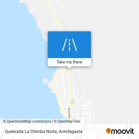 Quebrada La Chimba Norte map
