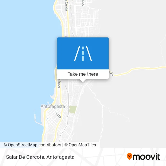 Salar De Carcote map