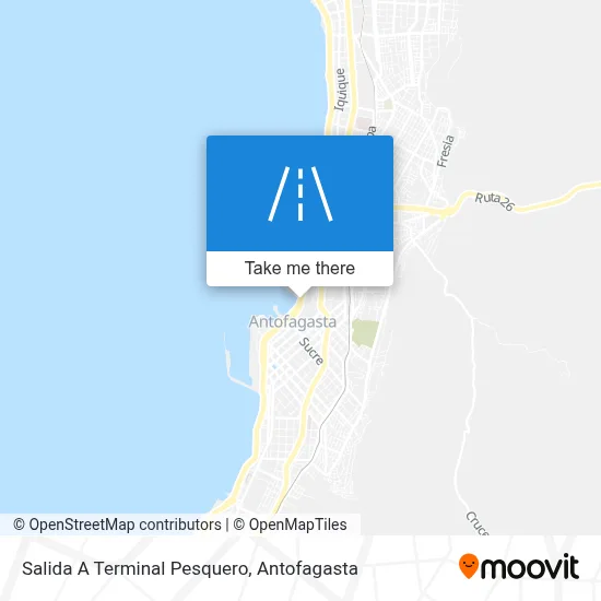 Mapa de Salida A Terminal Pesquero