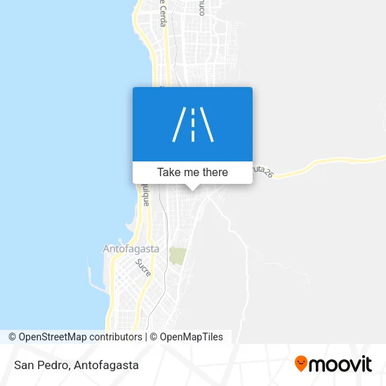 San Pedro map