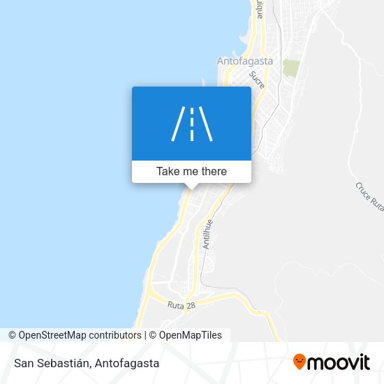 Mapa de San Sebastián