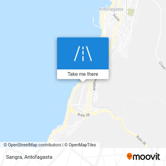 Mapa de Sangra
