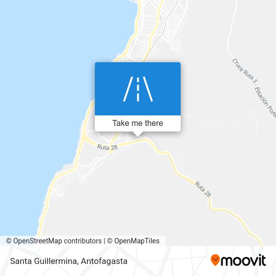 Mapa de Santa Guillermina