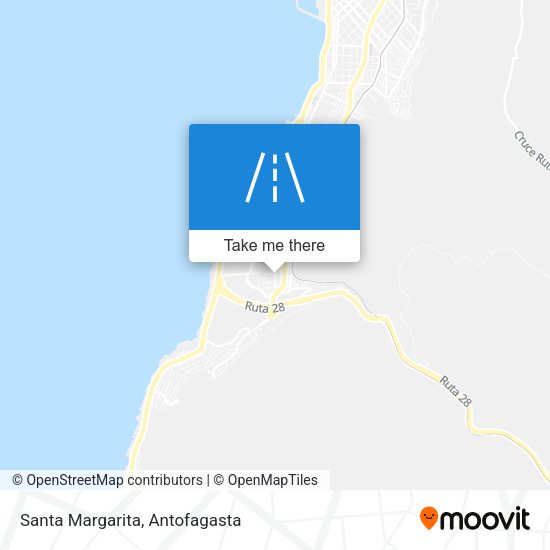 Mapa de Santa Margarita