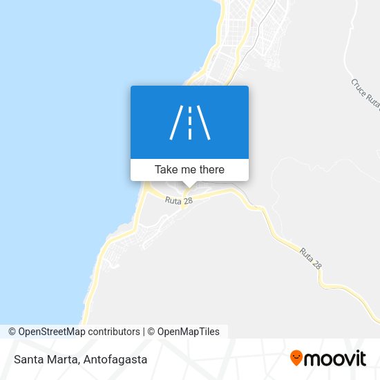 Mapa de Santa Marta