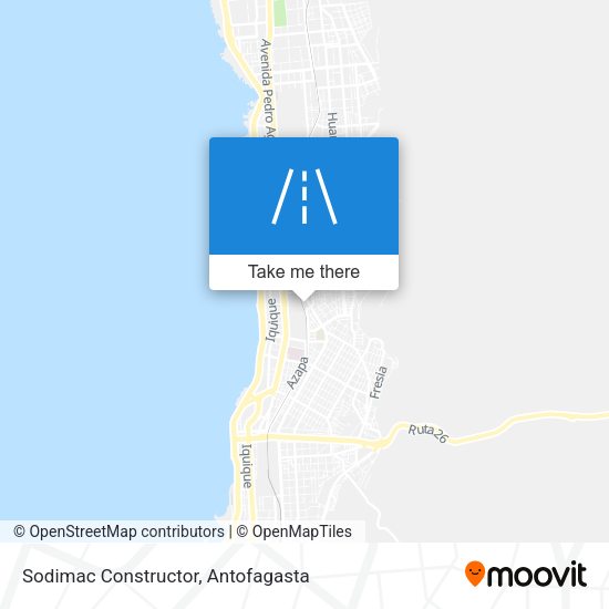 Mapa de Sodimac Constructor