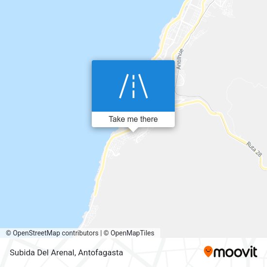 Subida Del Arenal map