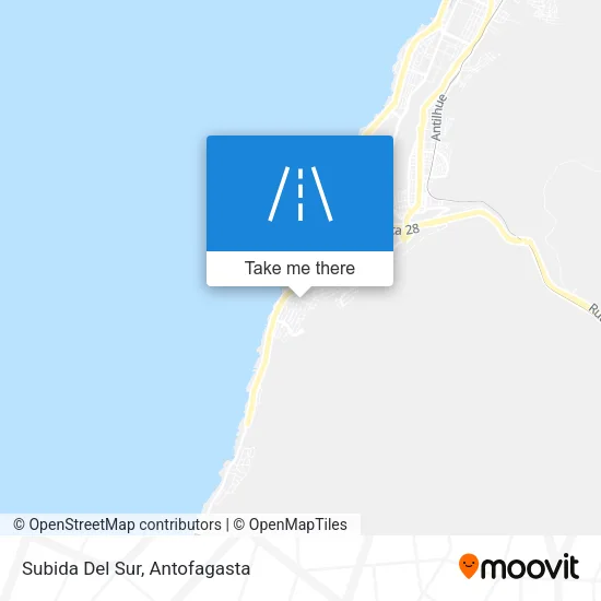 Subida Del Sur map