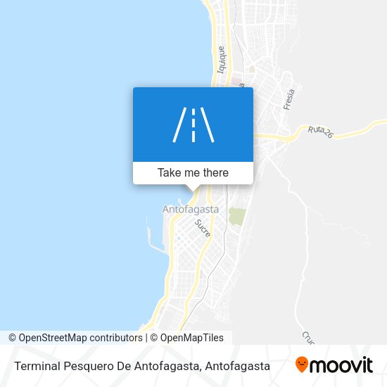 Terminal Pesquero De Antofagasta map