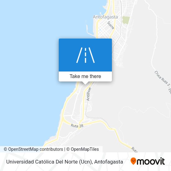 Mapa de Universidad Católica Del Norte (Ucn)
