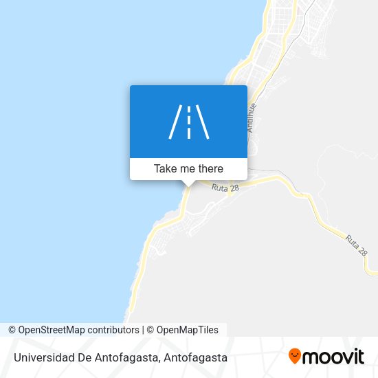 Universidad De Antofagasta map