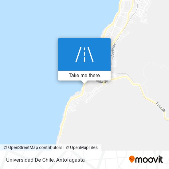 Universidad De Chile map