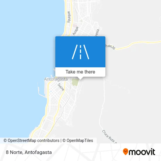 8 Norte map