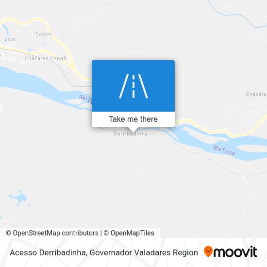 Acesso Derribadinha map