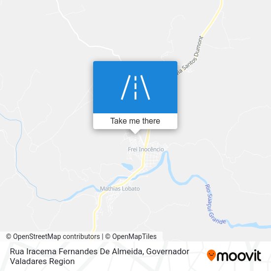 Rua Iracema Fernandes De Almeida map