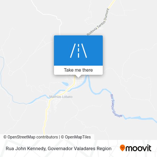 Rua John Kennedy map
